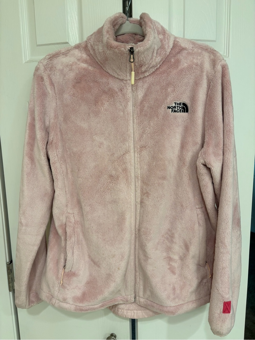 The North Face - Women’s Pink Fleece Zip Sweatshirt